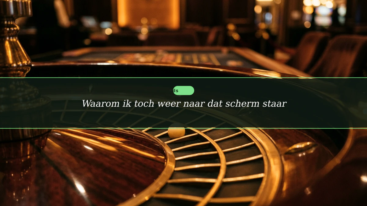Waarom ik toch weer naar dat scherm staar