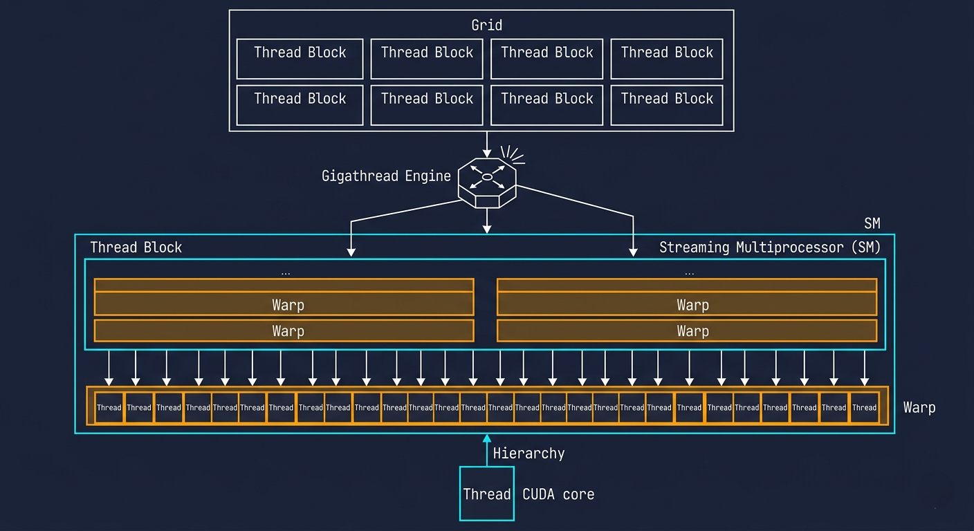 LLM next token prediction probability distribution diagram showing vocabulary tokens with probability bars and sampling mechanism