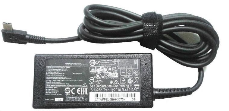 5V/2A, 12V/3A, 15V/3A -  - 45W - USB-C Replacement Charger