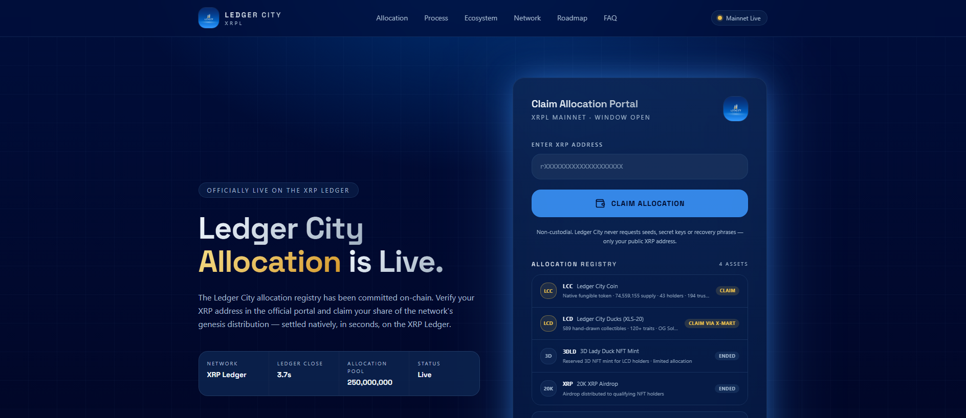 Stored capture of ledgercity.info