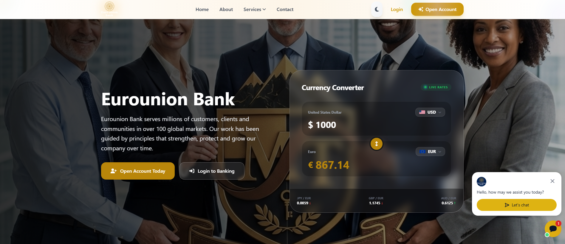 Stored capture of eurounionbank.app