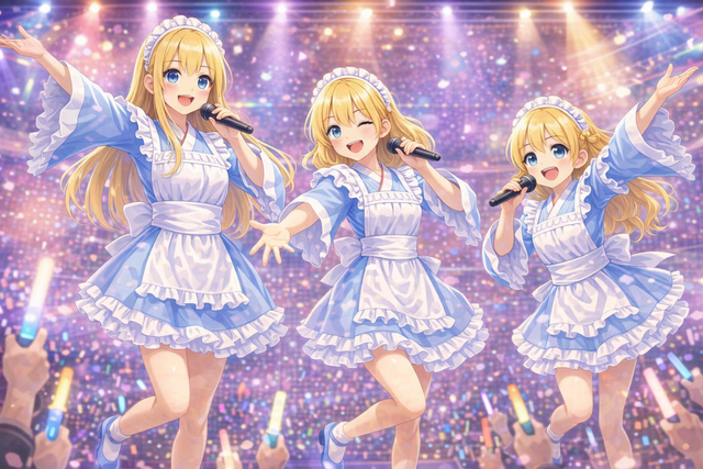 メイド三姉妹のライブ（想像図）.png