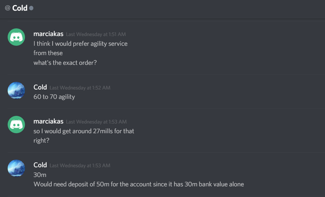 agreed on agility order