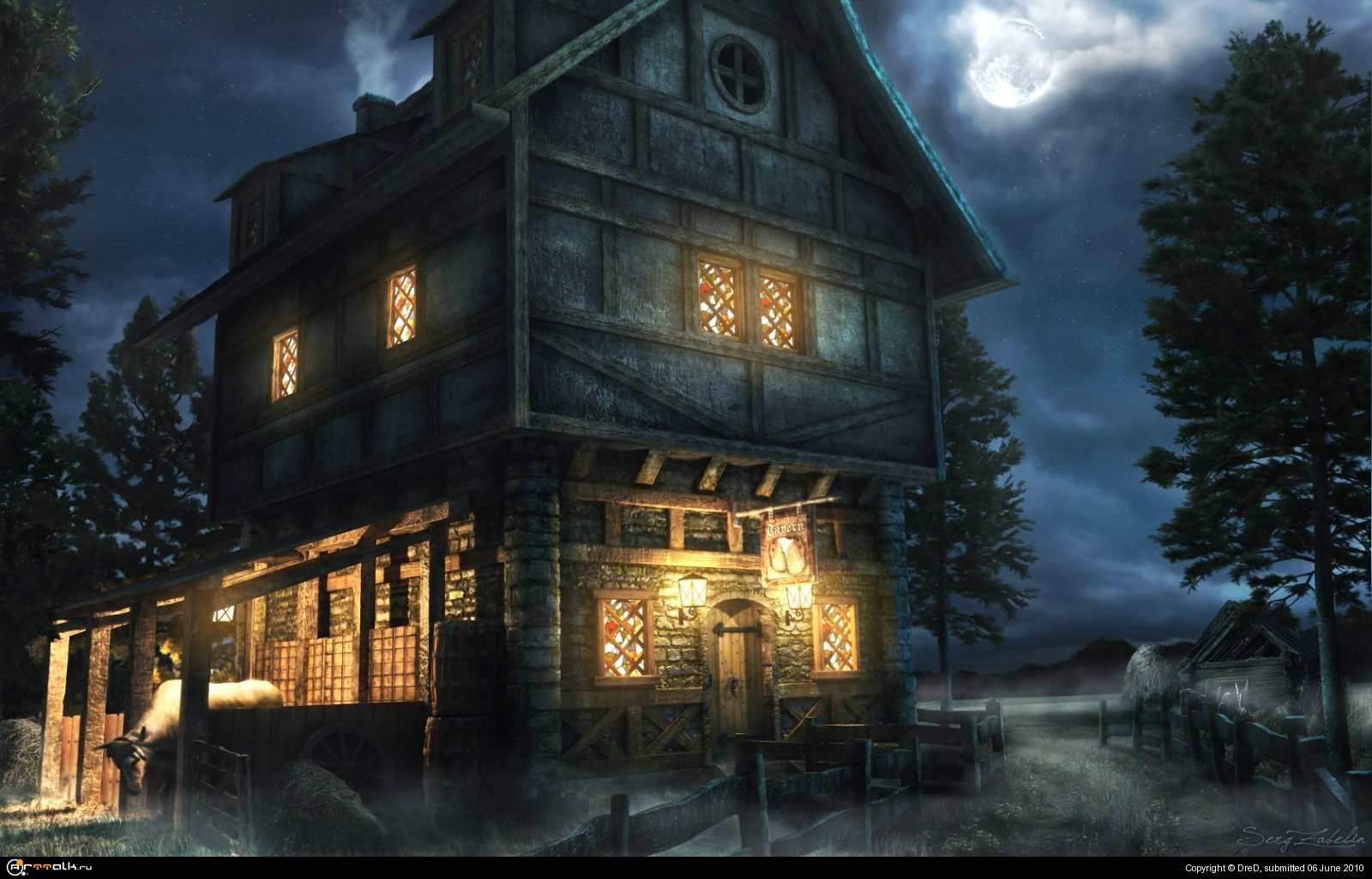 фэнтези таверна. таверна фэнтези фон. таверна средневековья арт. постоялый двор фэнтези арт. таверна геншин импакт фон.