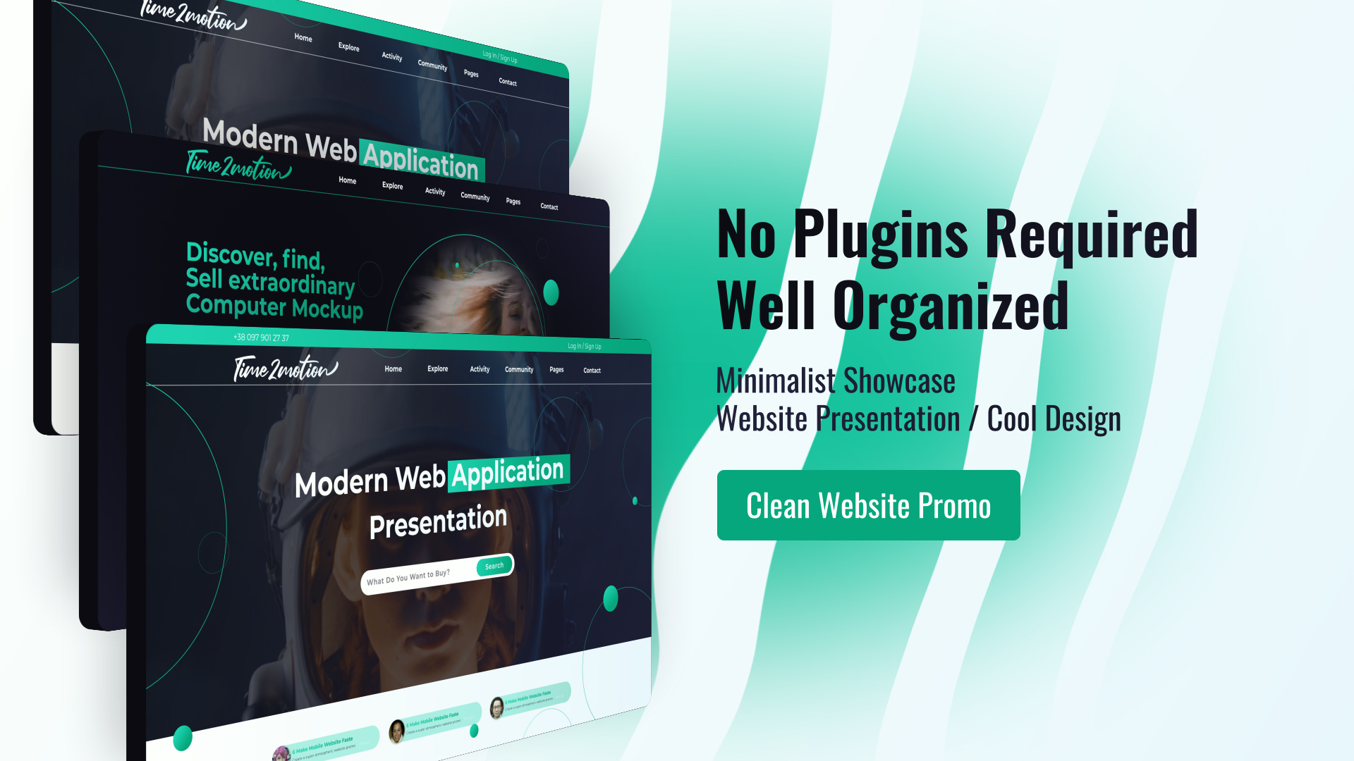 Web Desktop Promo Mockup Web Desktop Promo Mockup