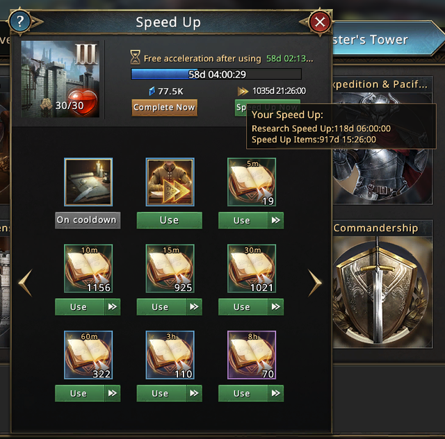Speeds