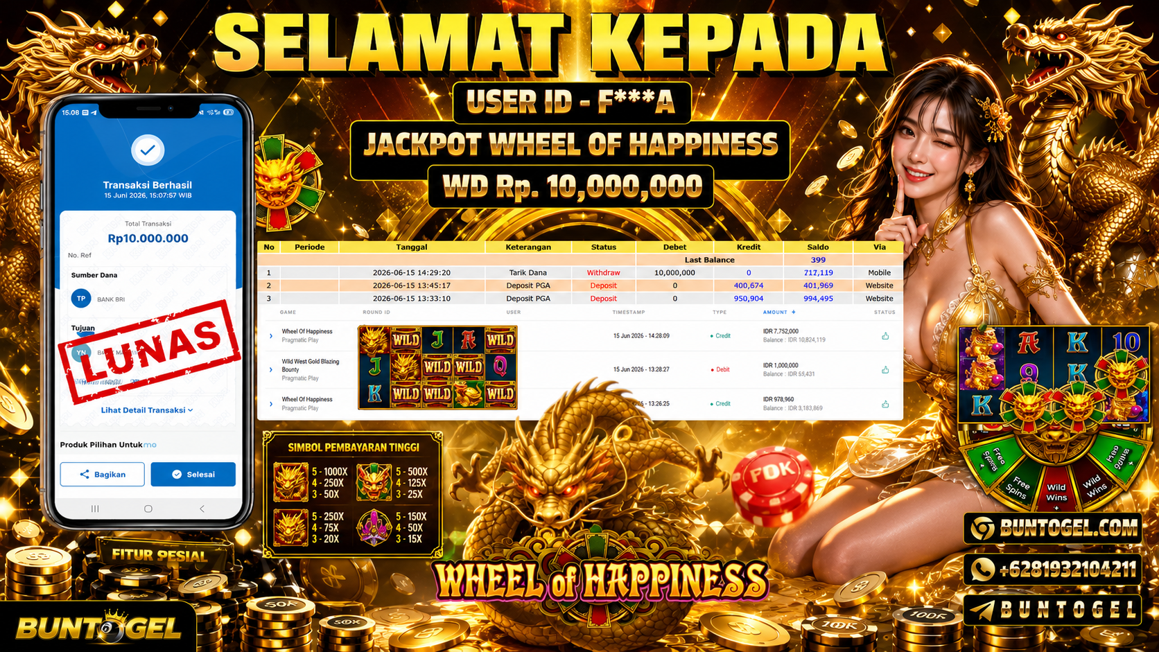 BUKTI BAYAR BUNTOGEL