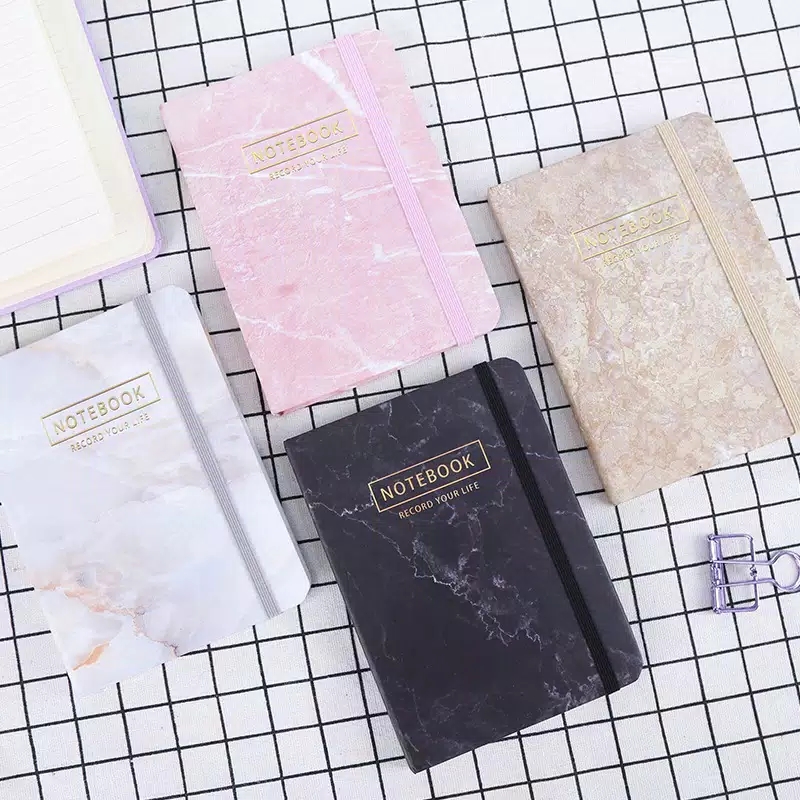 Notebook Diary Marble