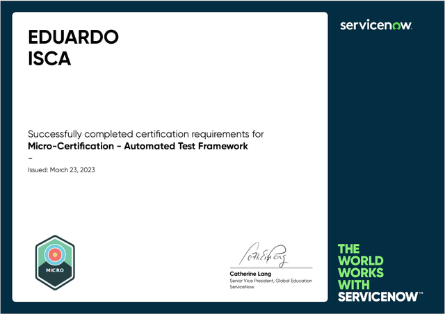 Micro-Certification-Automation-Test-Framework