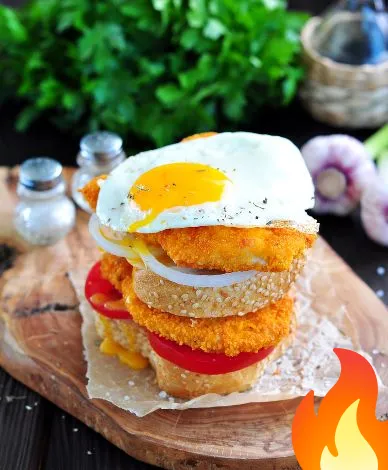 Постер Миланеса (аргентинский шницель) из курицы
