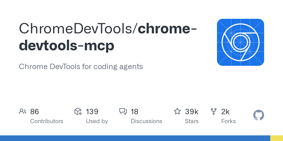 ChromeDevTools/chrome-devtools-mcp