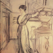 Портрет кн П А Щербатовой 1911