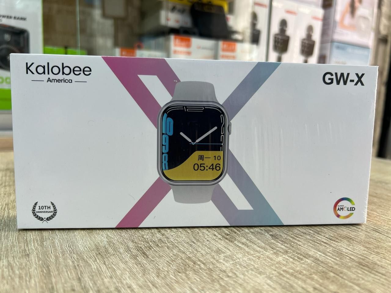 ساعة ذكية Kalobee موديل GW-X - شاشة Super AMOLED إصدار الذكرى العاشرة