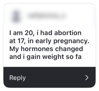 Story reply
