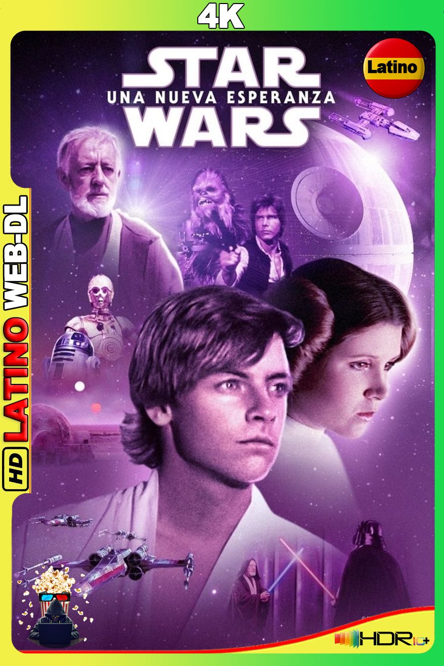 La guerra de las galaxias (1977) [2160p] WEB-DL 4K HDR [Latino-Inglés]