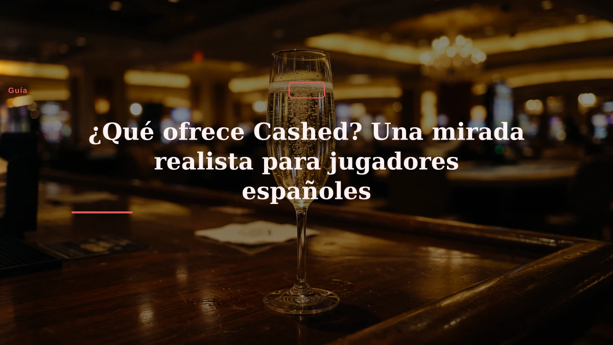 ¿Qué ofrece Cashed? Una mirada realista para jugadores españoles