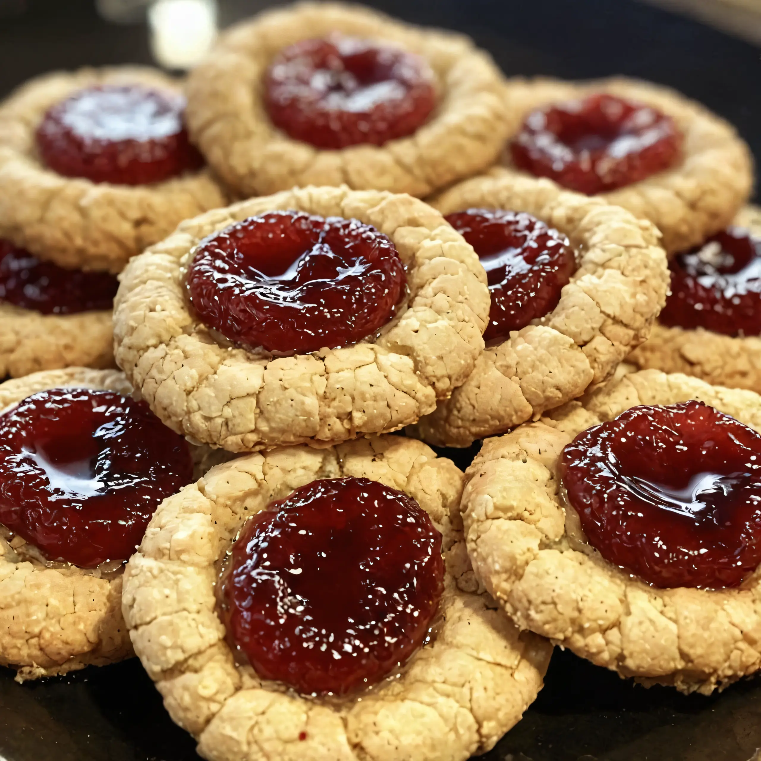 Irresistible Heart Jam Thumbprint Cookies to Treasure