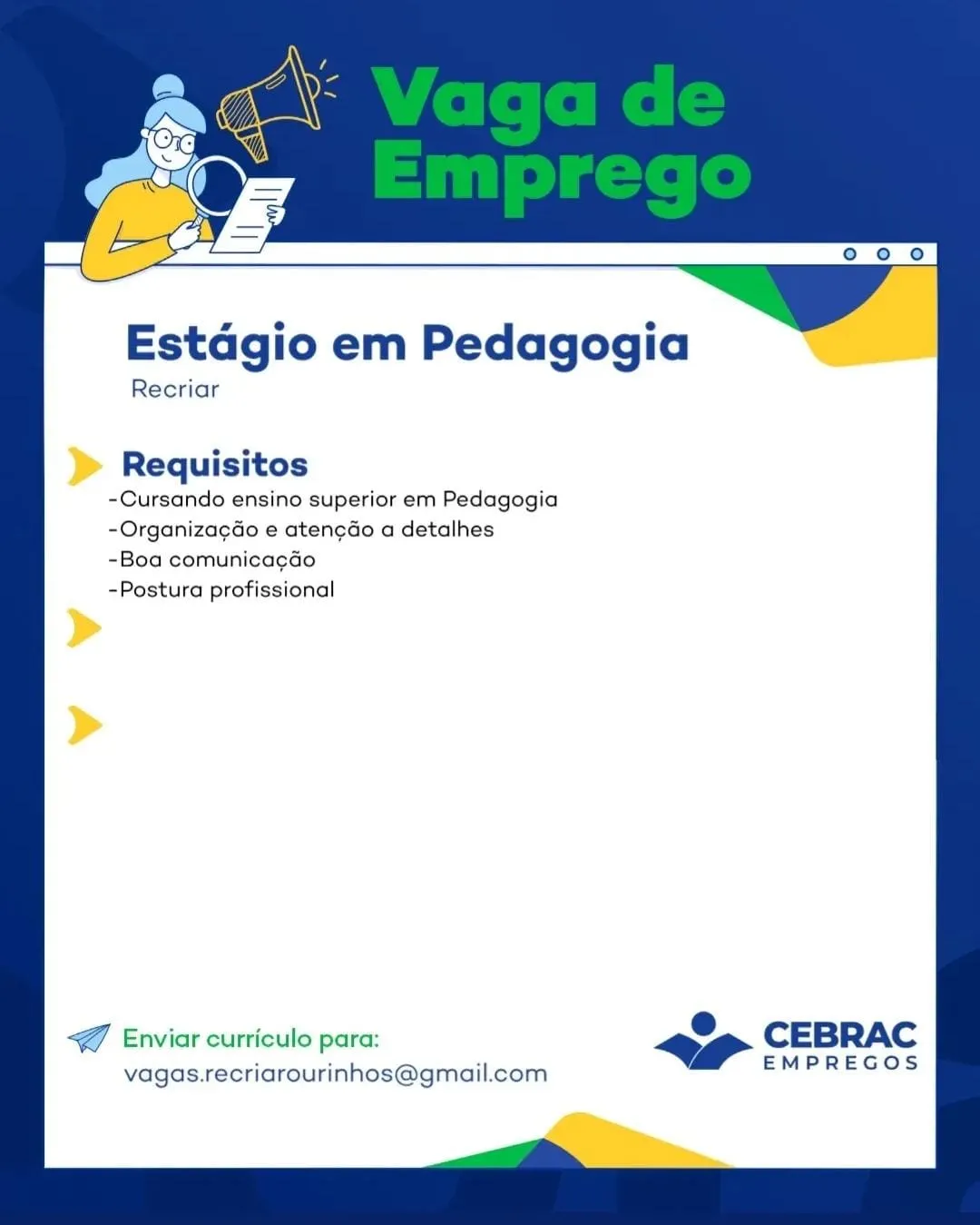 Est&Aacute;gio Em Pedagogia