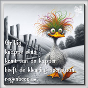 eend met kleuring