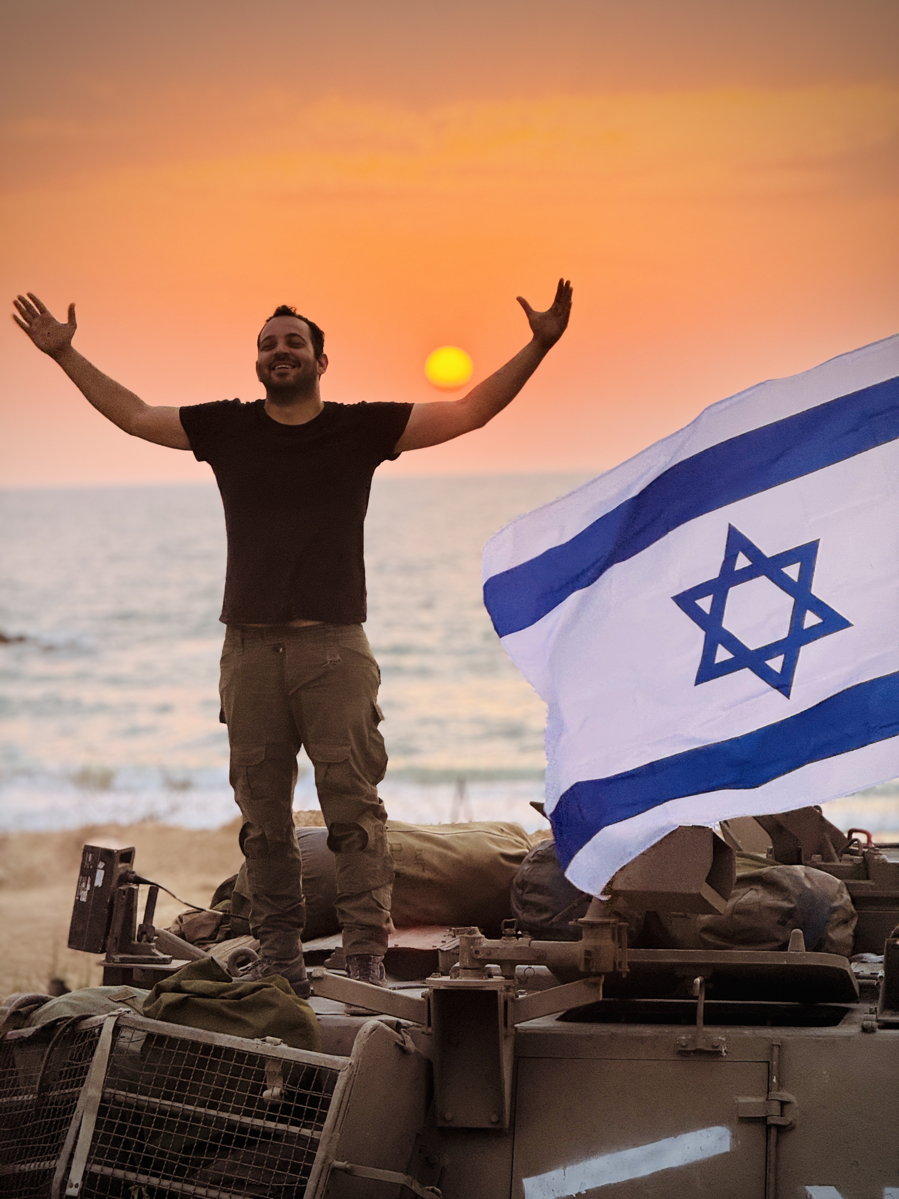אברהם לנדאו, מייסד LingoLoot, בשירות מילואים