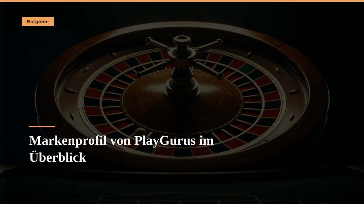 Markenprofil von PlayGurus im Überblick
