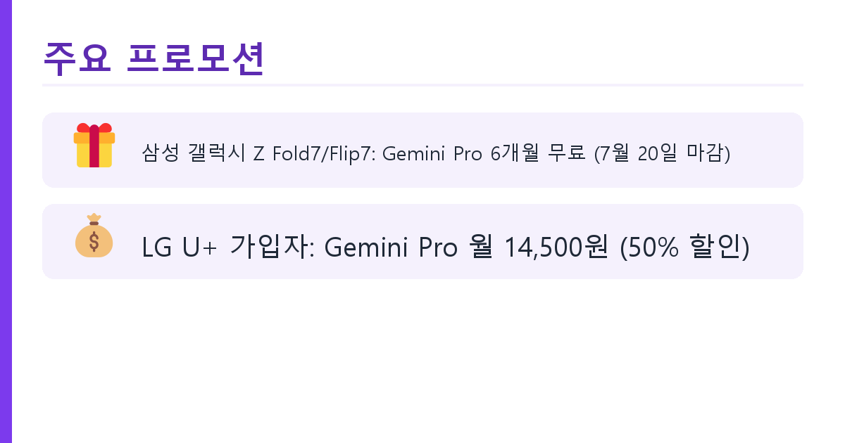 Gemini 6개월 무료·ChatGPT Go 저가 - 7월 AI 구독 요금제 비교 도식