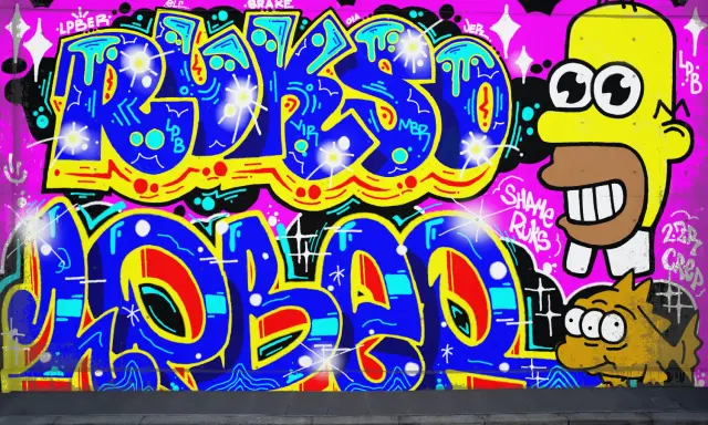 Graffiti artwork by Zkur