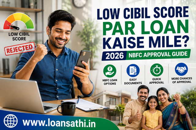 Low CIBIL Score Par Loan Kaise Mile? Janiye 2026 Ki Sateek NBFC Approval Guide Aur Rules