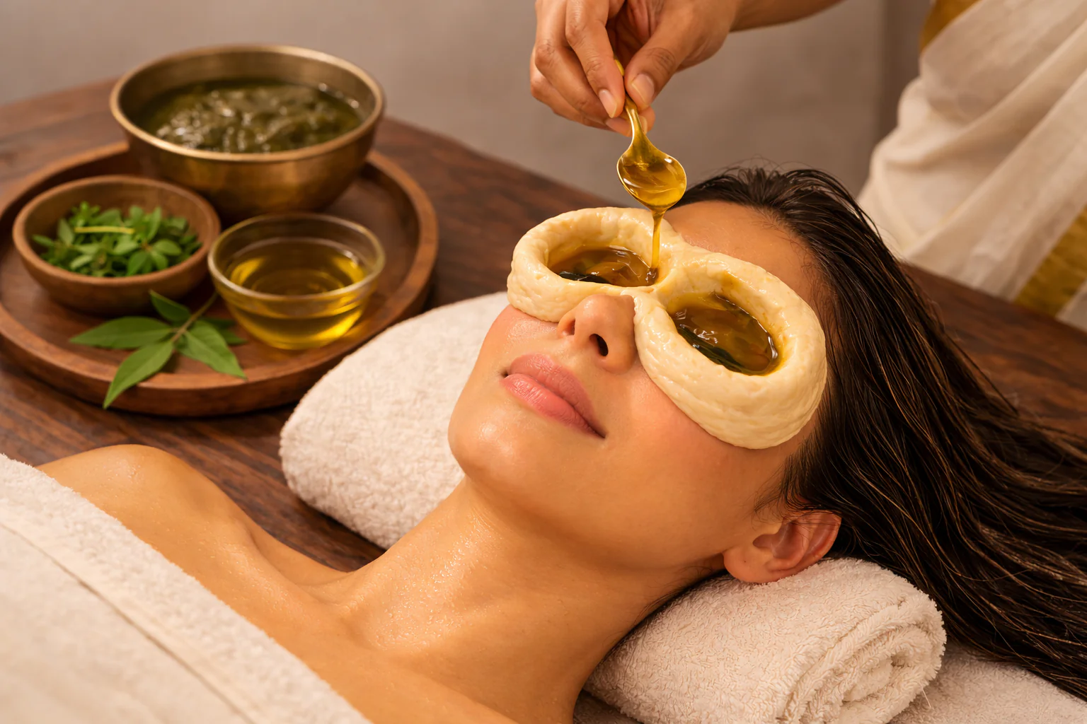 Netra Tarpana eye rejuvenation