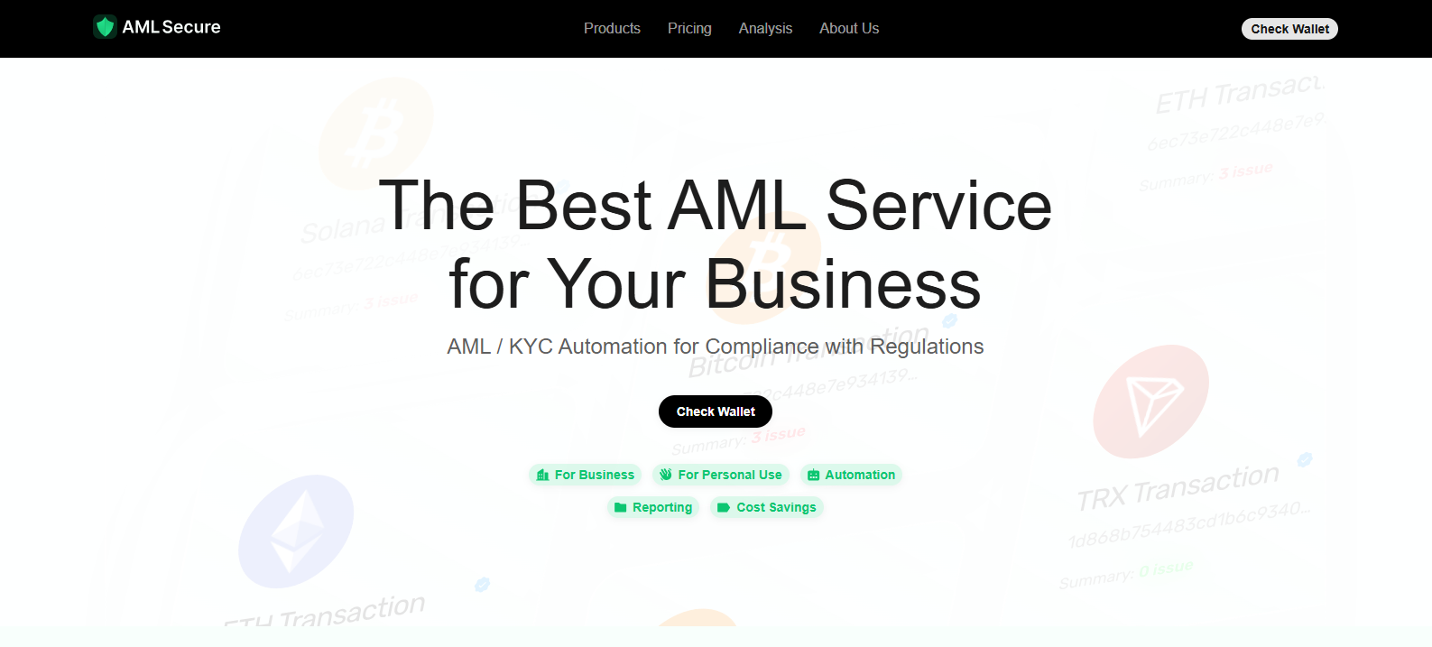 Screenshot of amlbot-inf.com