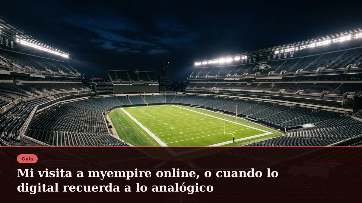 Mi visita a myempire online, o cuando lo digital recuerda a lo analógico