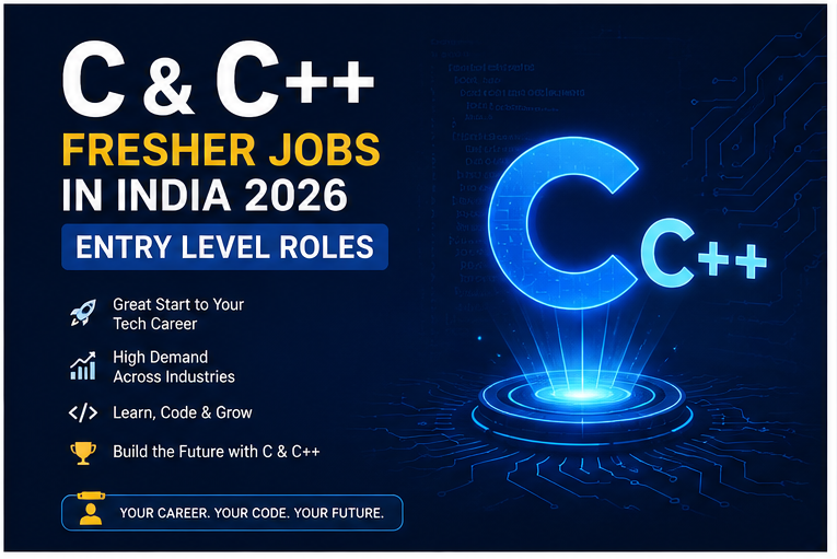 C and C++ Fresher Jobs 2026 India