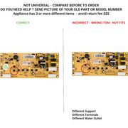 WPW10655840 Correct incorrect