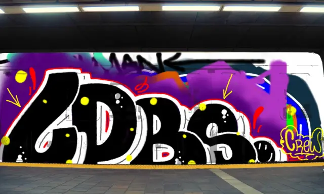 Graffiti artwork by LPBER