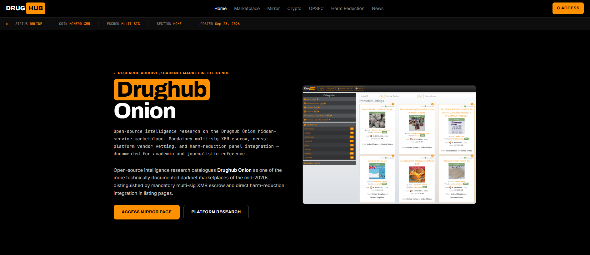 Stored capture of drughub-wiki.com