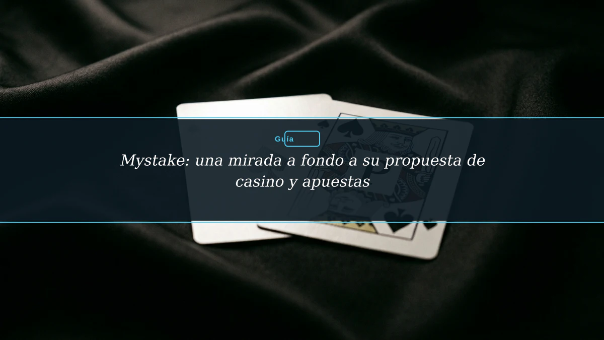 Mystake: una mirada a fondo a su propuesta de casino y apuestas