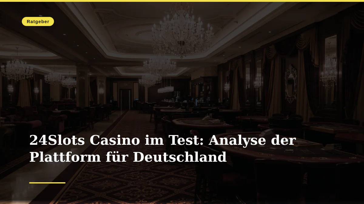 24Slots Casino im Test: Analyse der Plattform für Deutschland