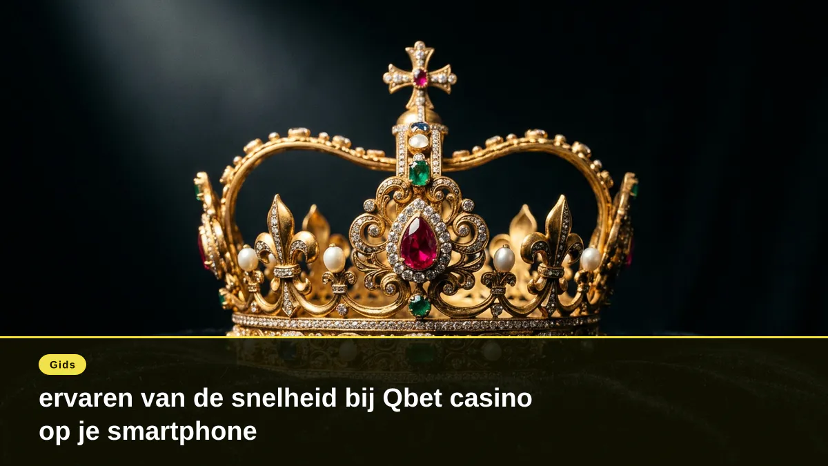 ervaren van de snelheid bij Qbet casino op je smartphone