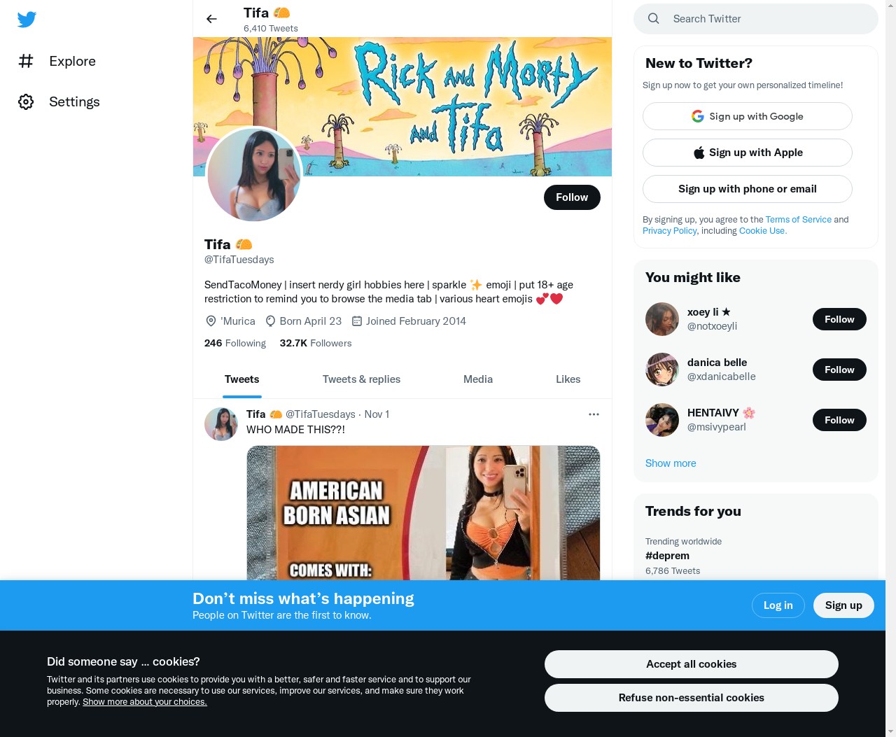 sendtacomoney, tifa and tifatuesdays in answer #1715971