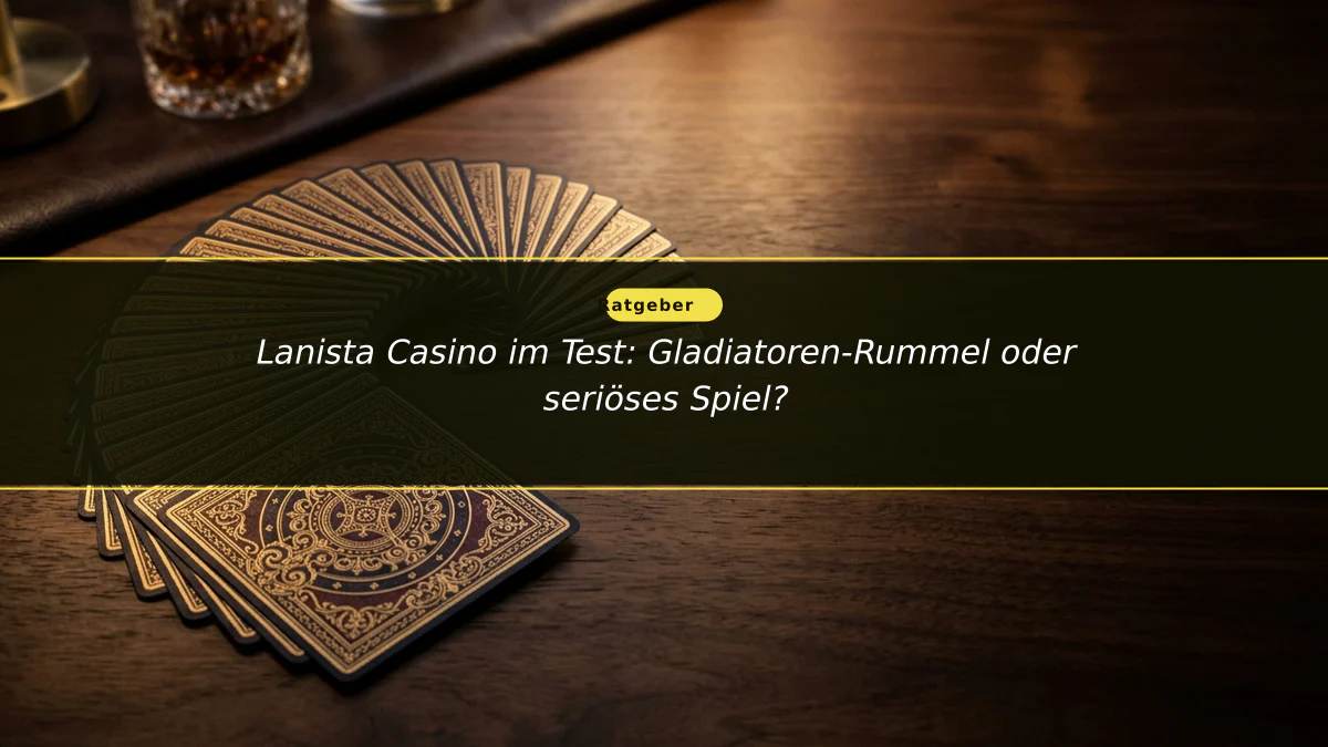 Lanista Casino im Test: Gladiatoren-Rummel oder seriöses Spiel?