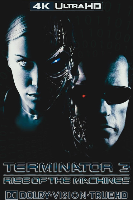 Terminator 3 Rise of the Machines 2003, 4K, MOVIE, COVER, POSTER, BOX, ART, T3