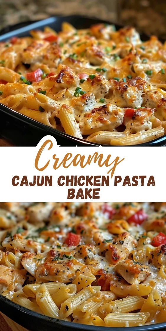 Creamy Cajun Chicken Pasta Bake That’s Packed With Flavor