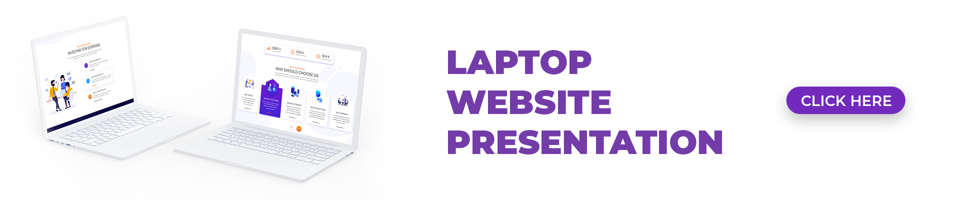 Website Promo with Devices Mockup - 3