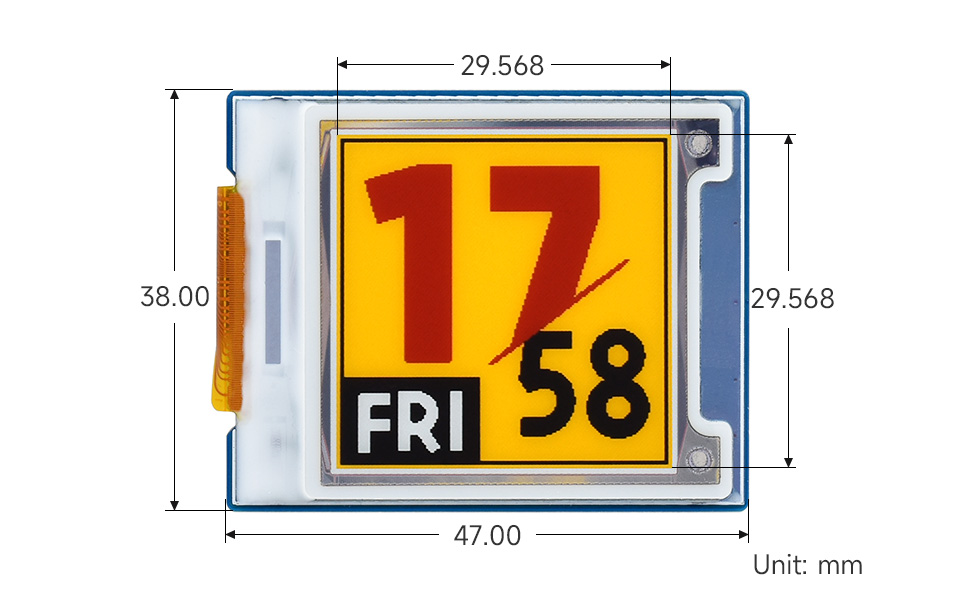 1-64inch-e-Paper-Module-G-details-size