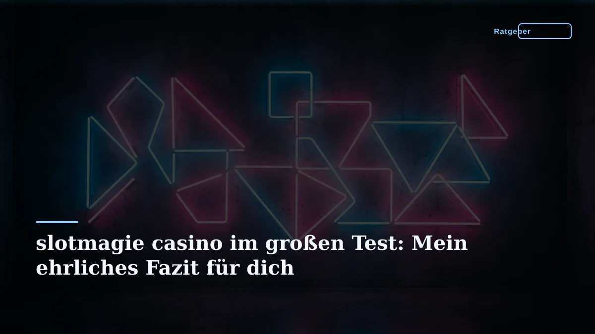 slotmagie casino im großen Test: Mein ehrliches Fazit für dich