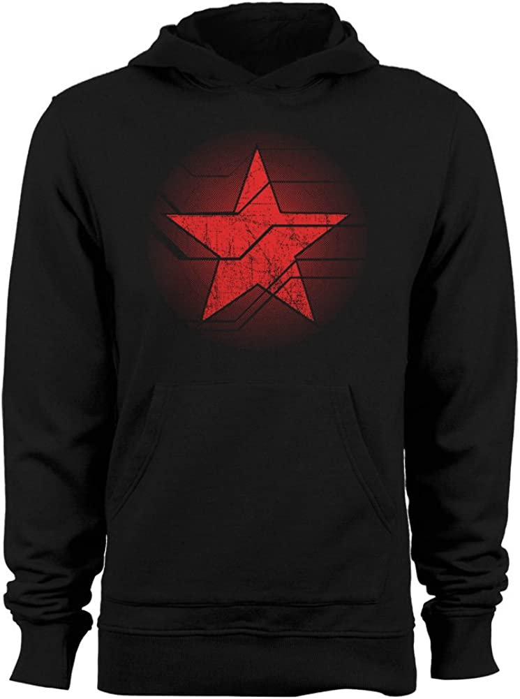 Winter Soldier Star Death Machine Of The Cold Realms Unisex Hooded Sweatshirt