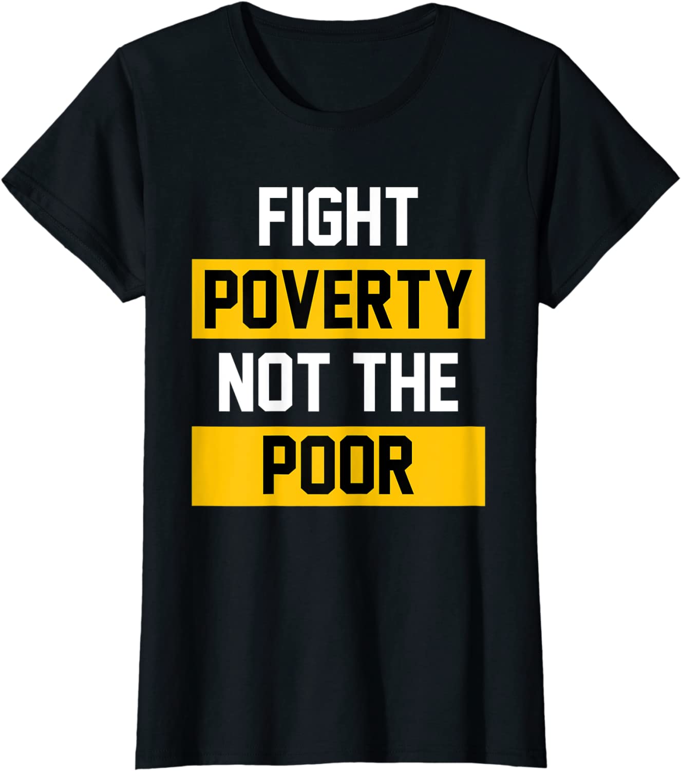 End Family Separation Fight Poverty Not The Poor Ladies’ Crewneck T-Shirt