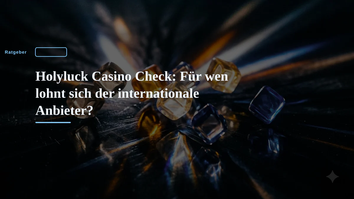 Holyluck Casino Check: Für wen lohnt sich der internationale Anbieter?