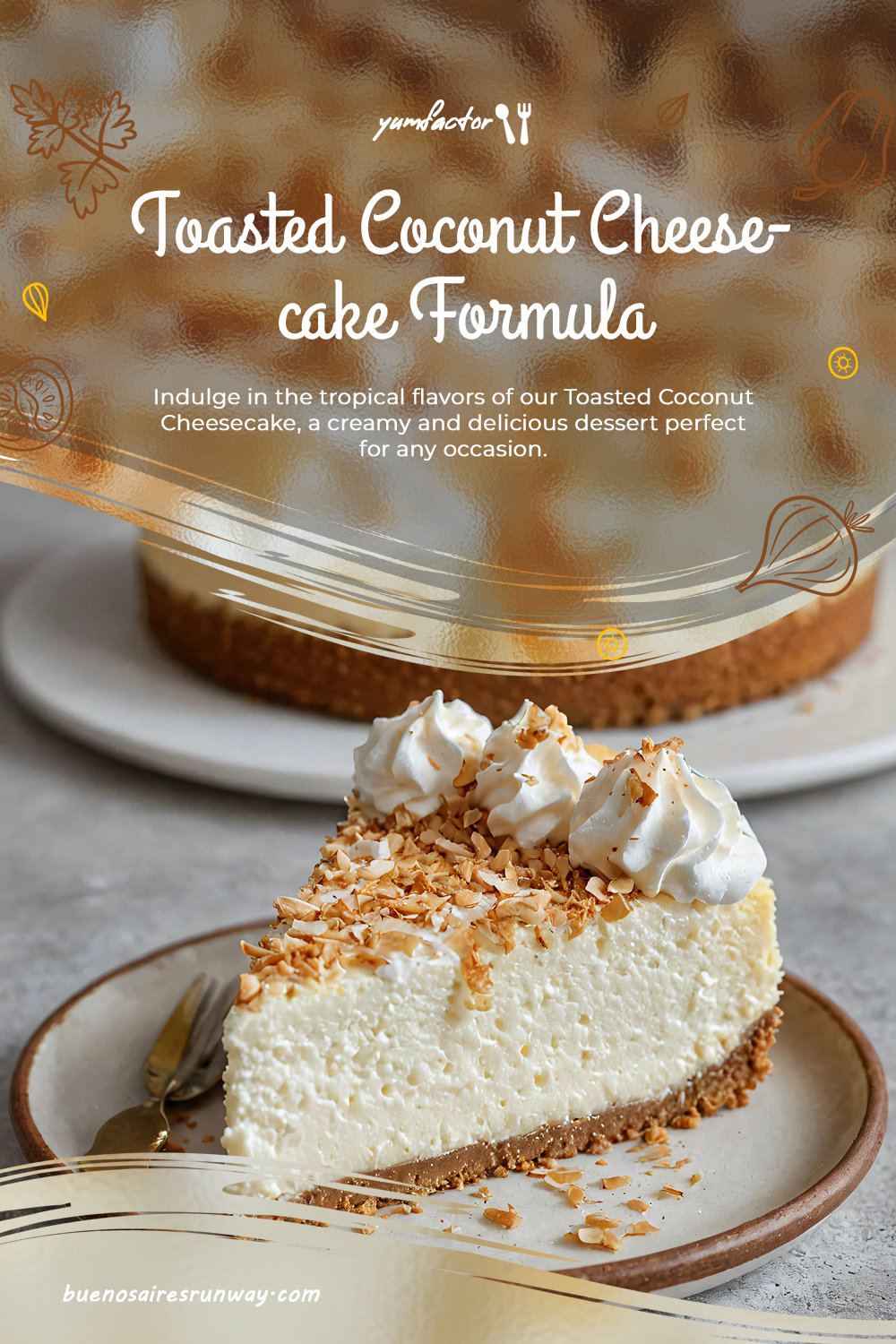 Toasted Coconut Cheesecake Formula