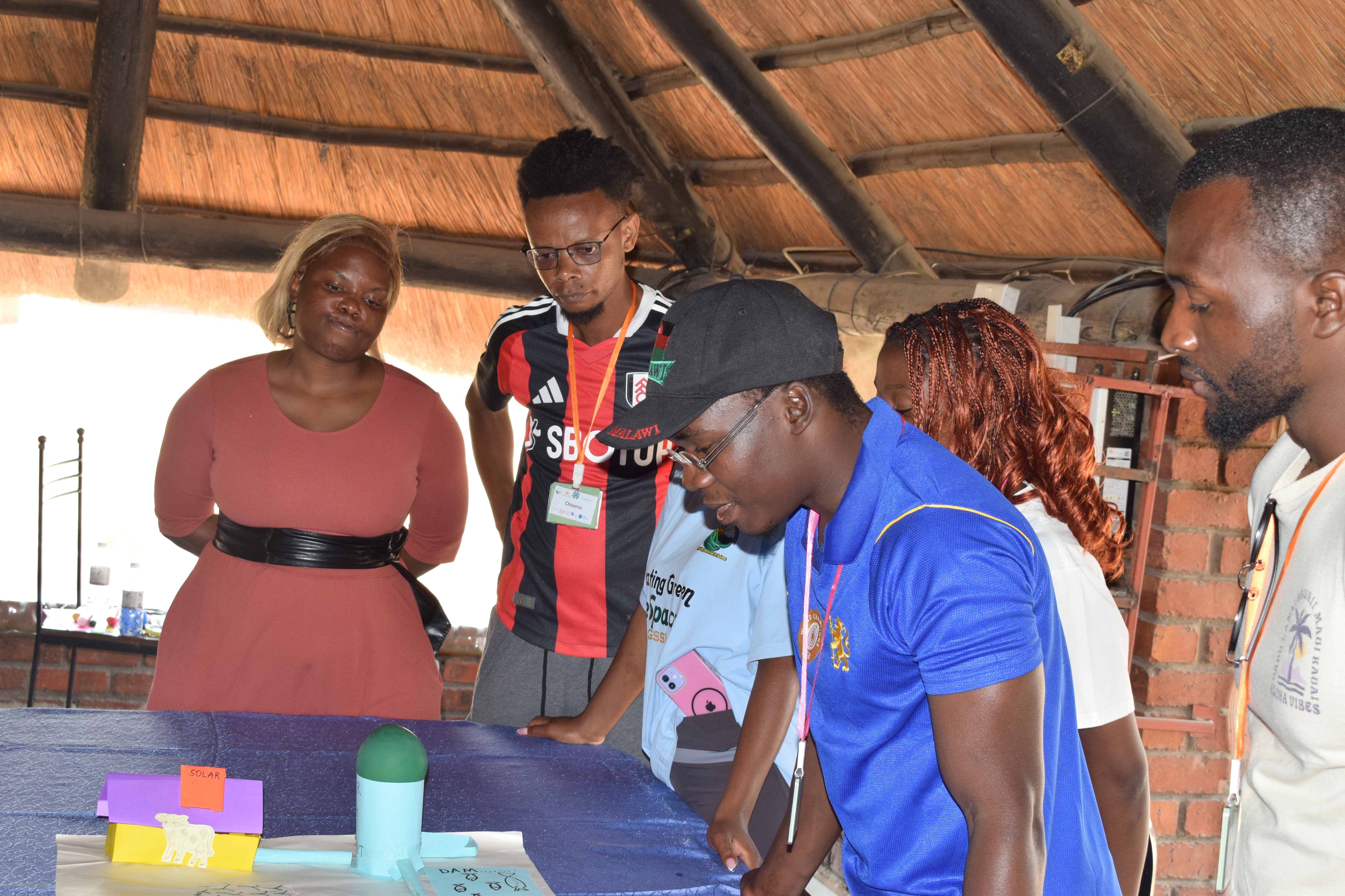Malawian team presenting Chikwa